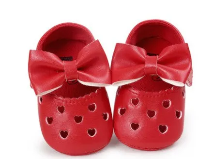 Newborn Baby Bow Knot Soft Bottom Shoes - GlamzLife