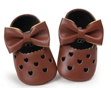 Newborn Baby Bow Knot Soft Bottom Shoes - GlamzLife