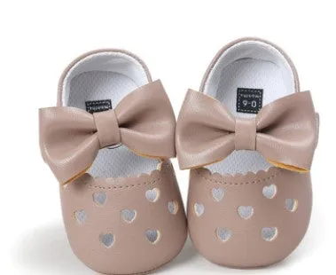 Newborn Baby Bow Knot Soft Bottom Shoes - GlamzLife