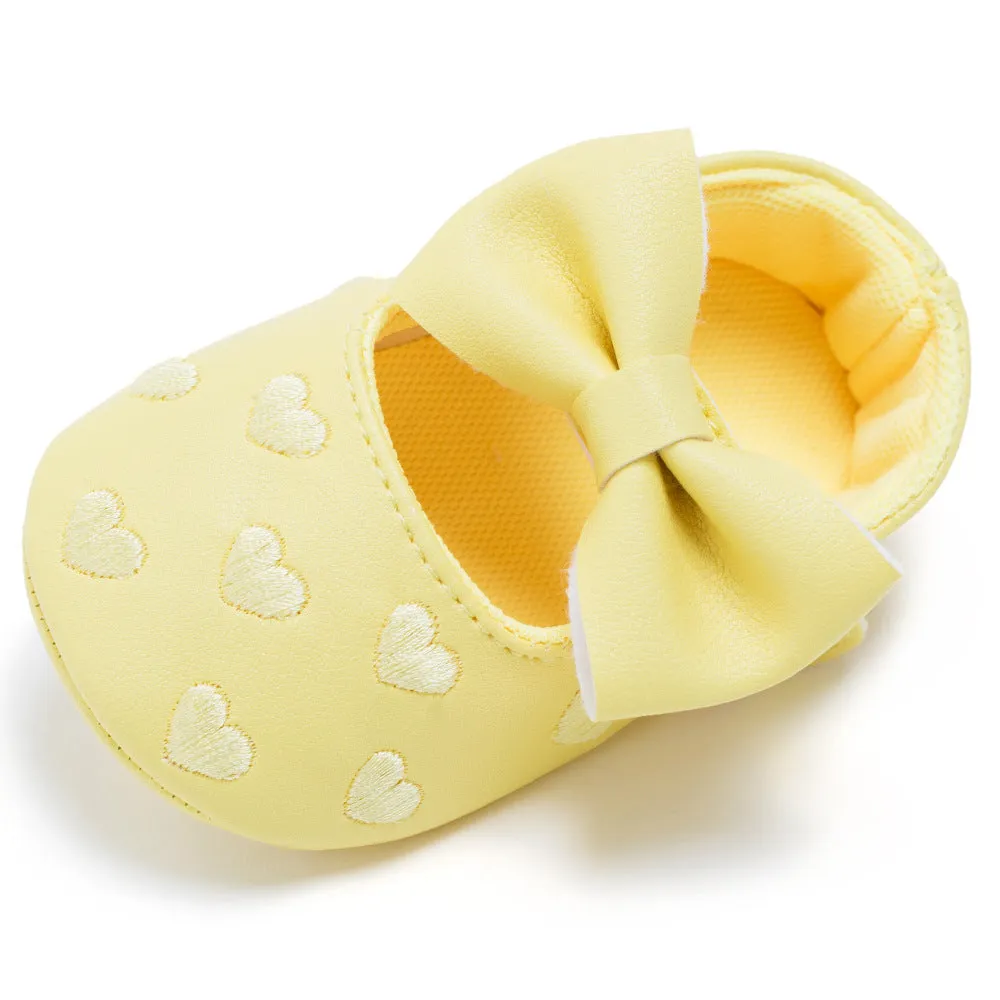 Newborn Baby Bow Knot Soft Bottom Shoes - GlamzLife