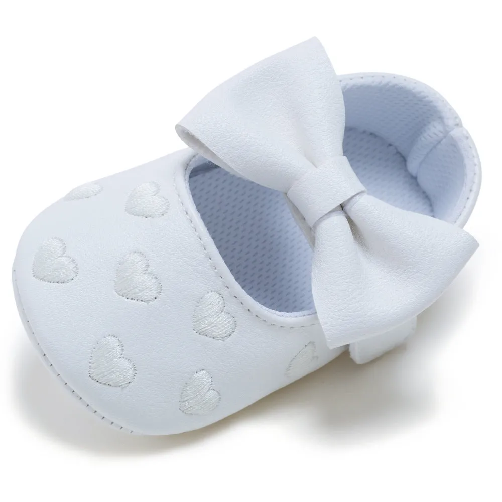 Newborn Baby Bow Knot Soft Bottom Shoes - GlamzLife