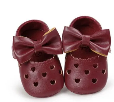 Newborn Baby Bow Knot Soft Bottom Shoes - GlamzLife