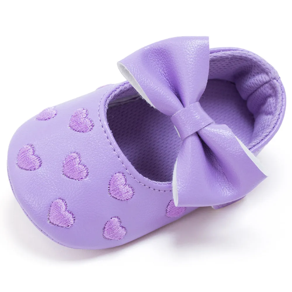 Newborn Baby Bow Knot Soft Bottom Shoes - GlamzLife