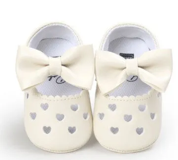 Newborn Baby Bow Knot Soft Bottom Shoes - GlamzLife