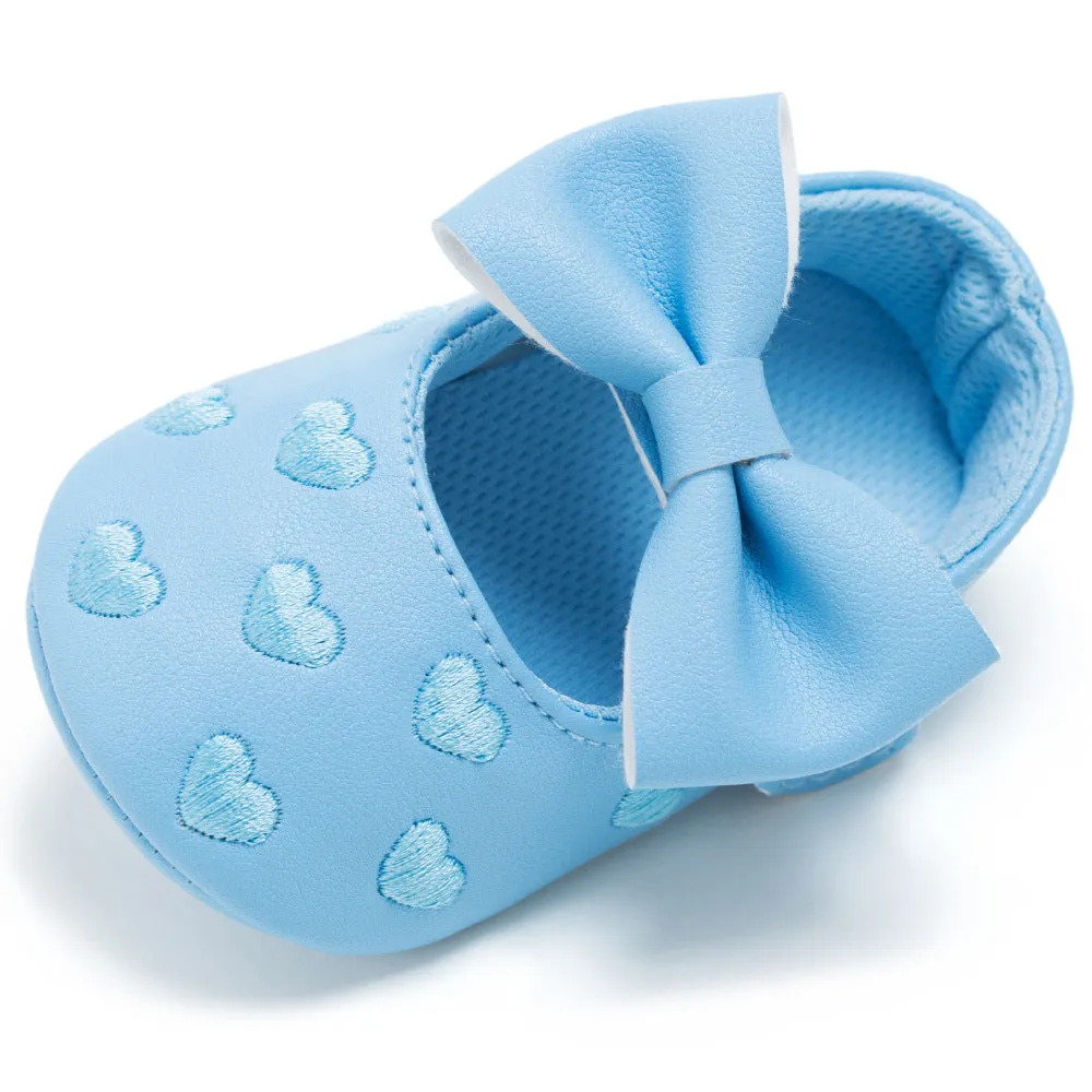 Newborn Baby Bow Knot Soft Bottom Shoes - GlamzLife