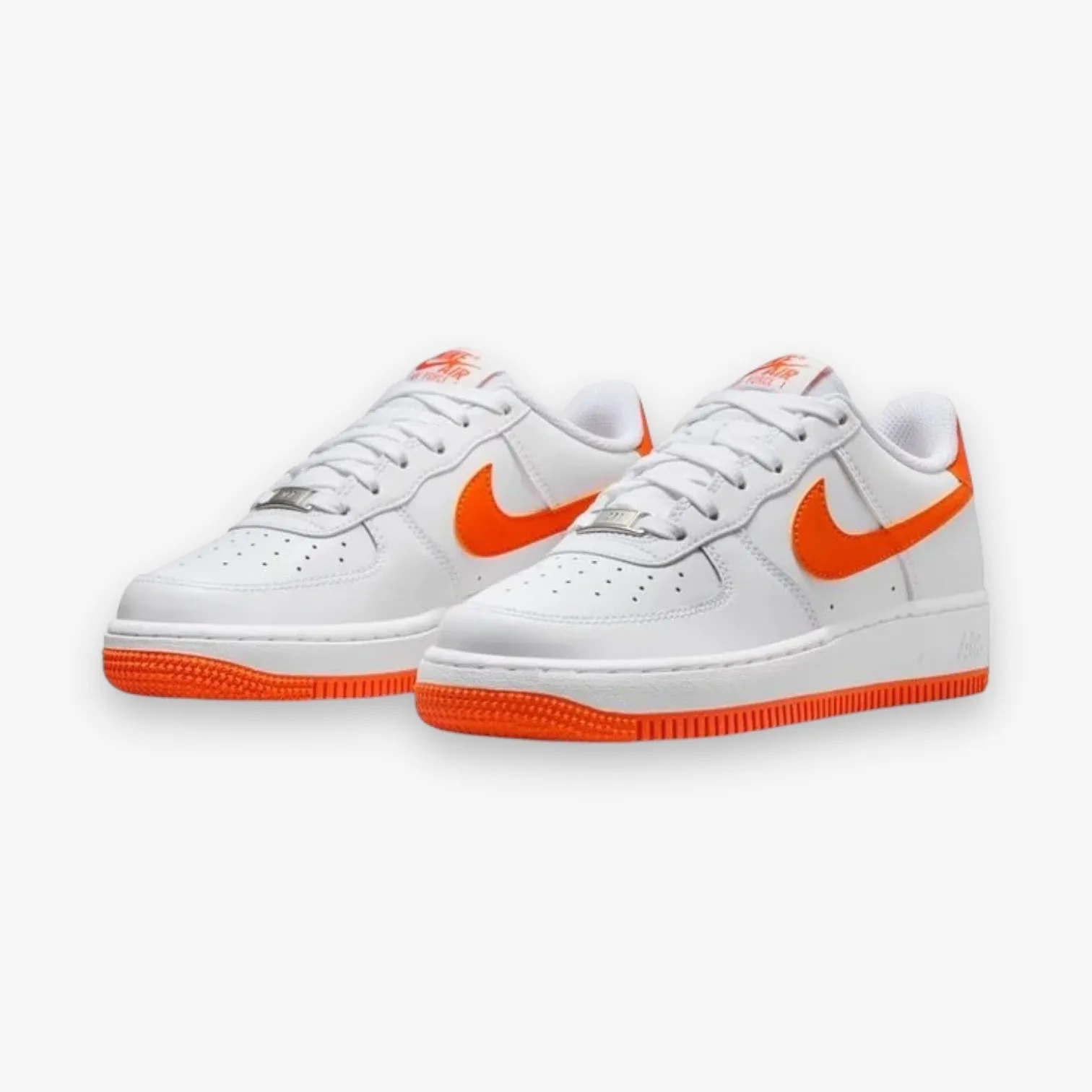 Nike Air Force 1 (GS) White Safety Orange White FV5948-113