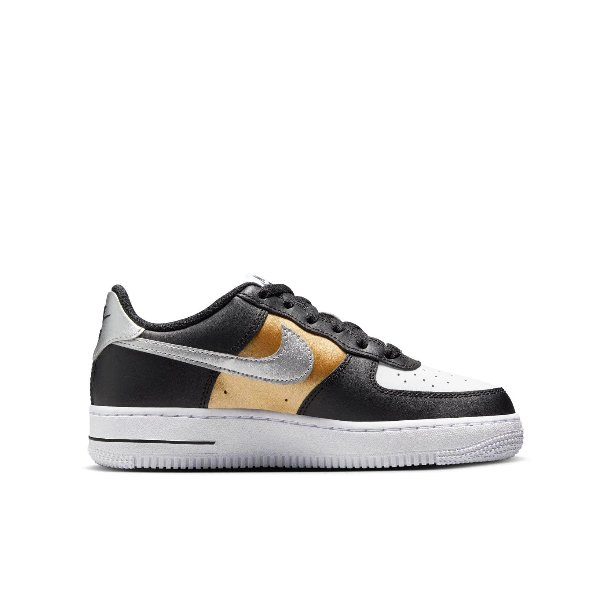 Nike Air Force 1 "Black Gold" - Boy's GS