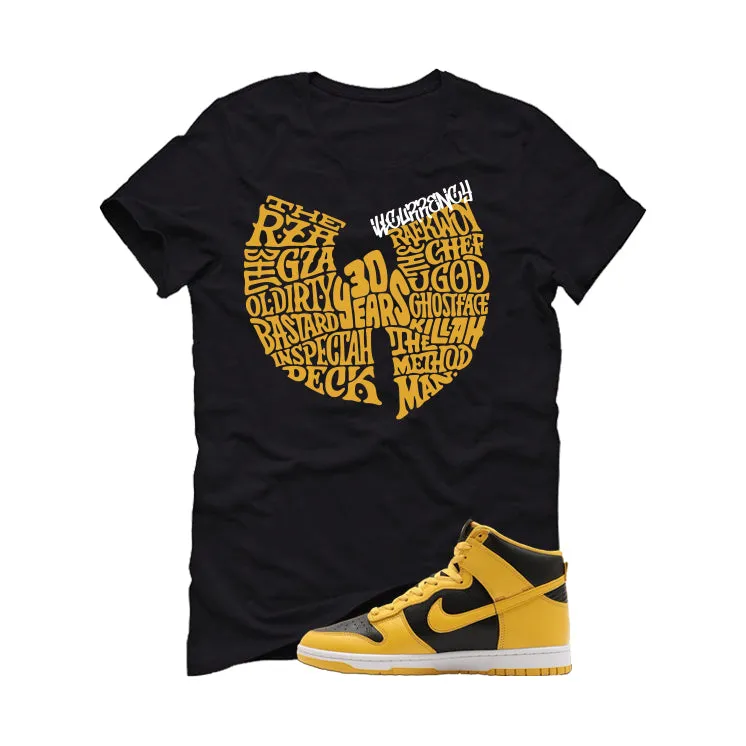 Nike Dunk High Wu-Tang Black T-Shirt (Wu tang)| illcurrency