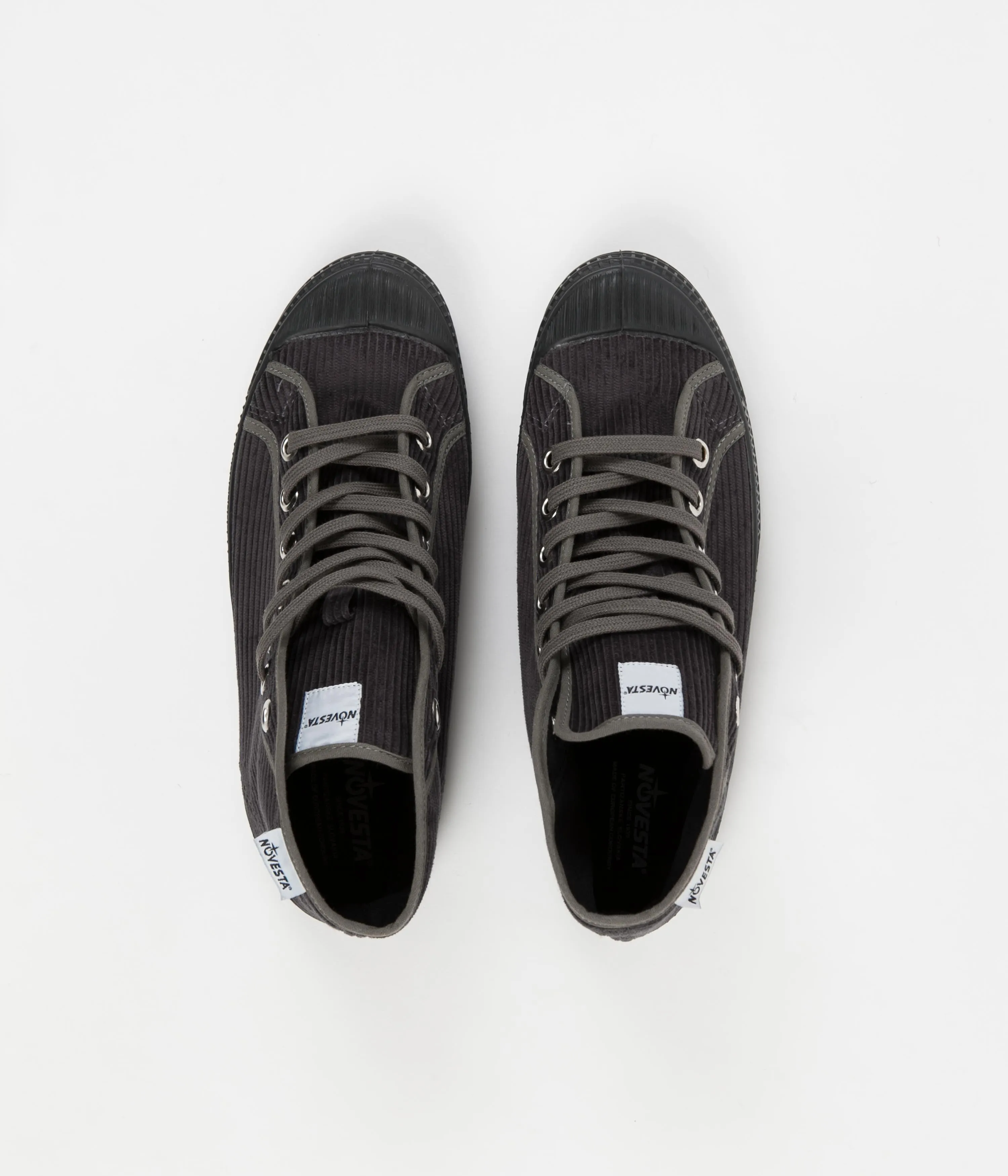 Novesta Corduroy Star Dribble Shoes - Dark Grey / Dark Grey