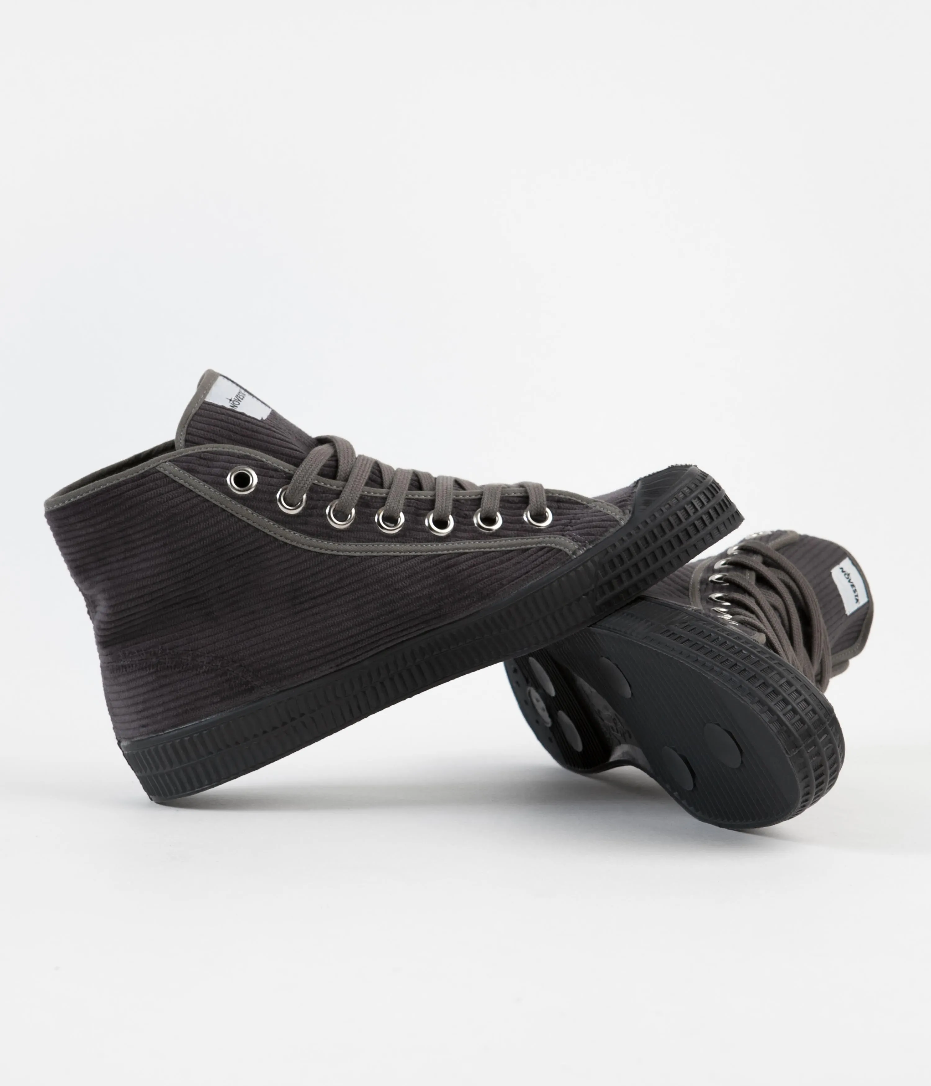 Novesta Corduroy Star Dribble Shoes - Dark Grey / Dark Grey