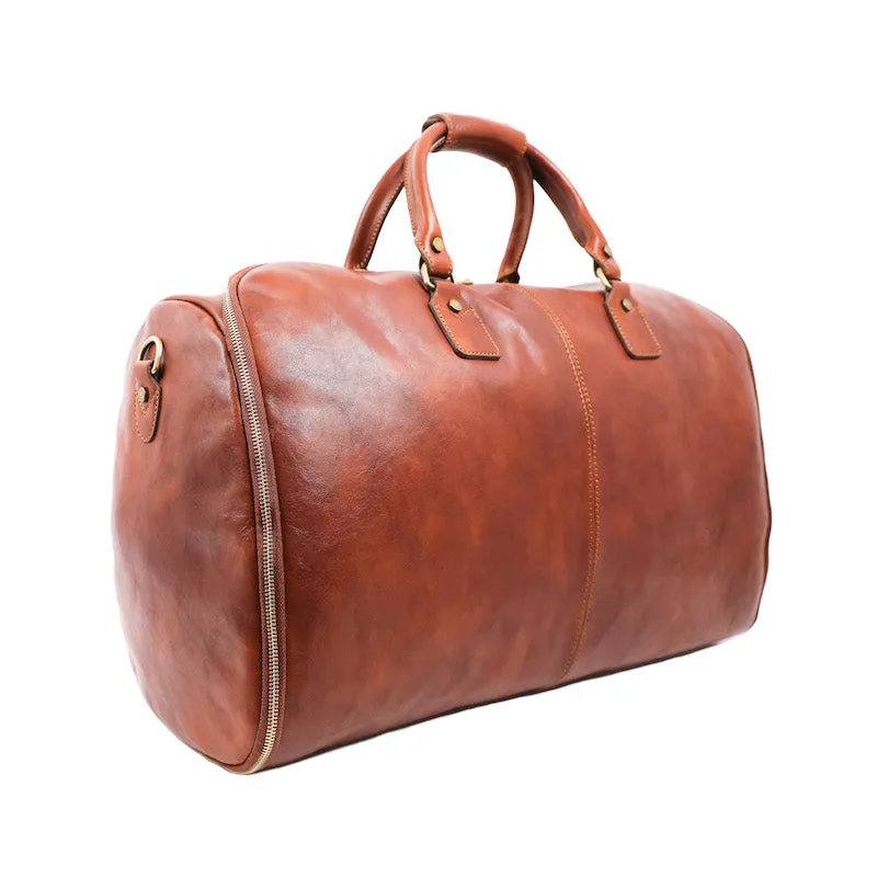 Paradise Lost - Leather Garment Bag, Duffel Bag