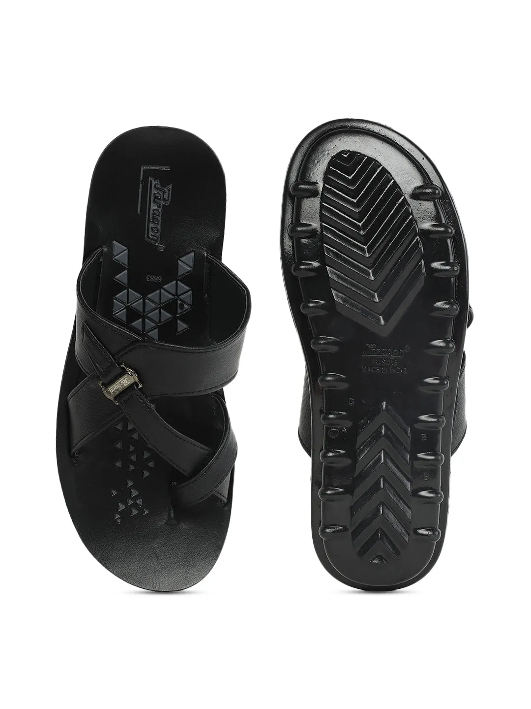 Paragon PU6883G Men Stylish Sandals | Comfortable Sandals for Daily Outdoor Use | Casual Formal Sandals with Cushioned Soles