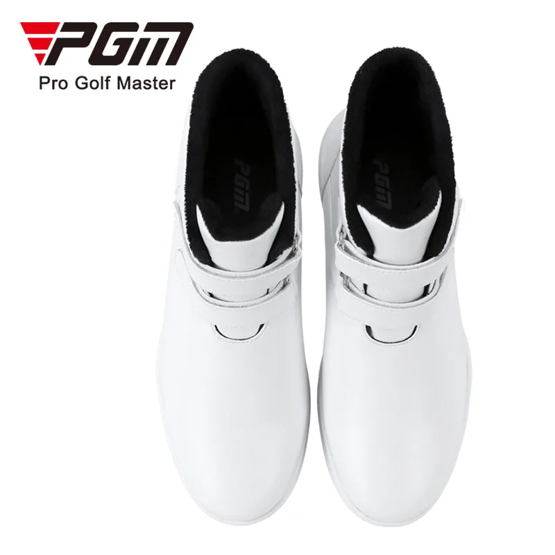 PGM XZ196 ladies high top golf shoe spike less waterproof golf shoes for women