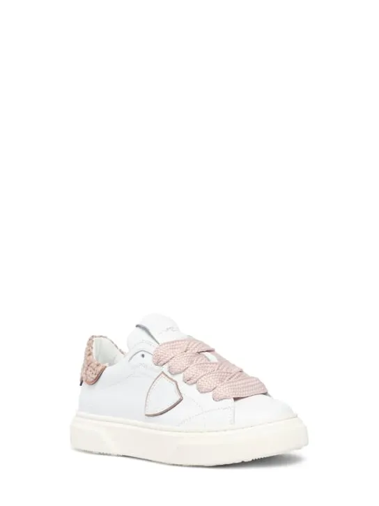 PHILIPPE MODEL   Leather lace-up sneakers 