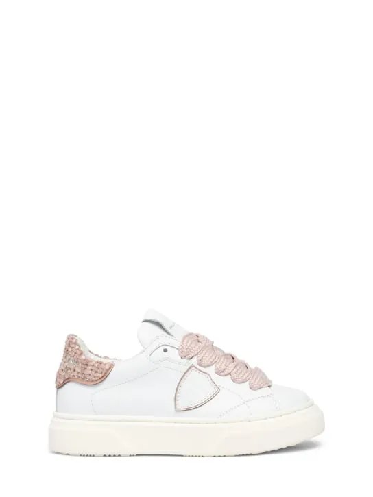 PHILIPPE MODEL   Leather lace-up sneakers 