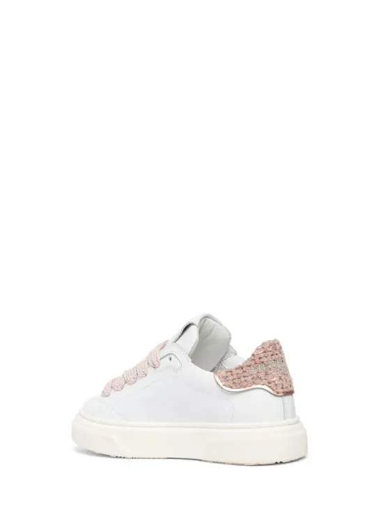 PHILIPPE MODEL   Leather lace-up sneakers 