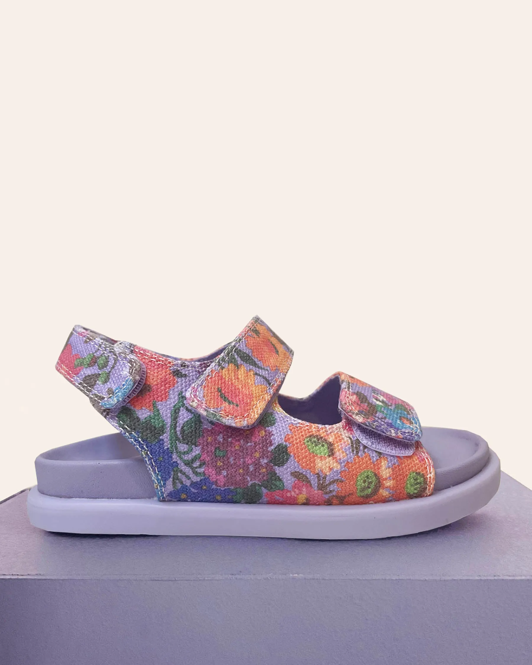 Piccolini x Kip & Co Forever Floral Lilac Sandal