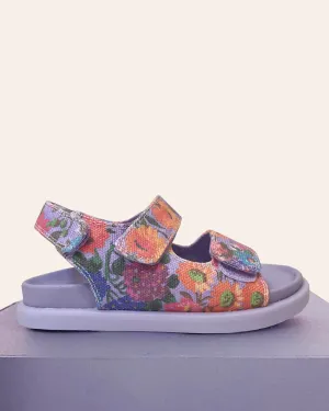 Piccolini x Kip & Co Forever Floral Lilac Sandal