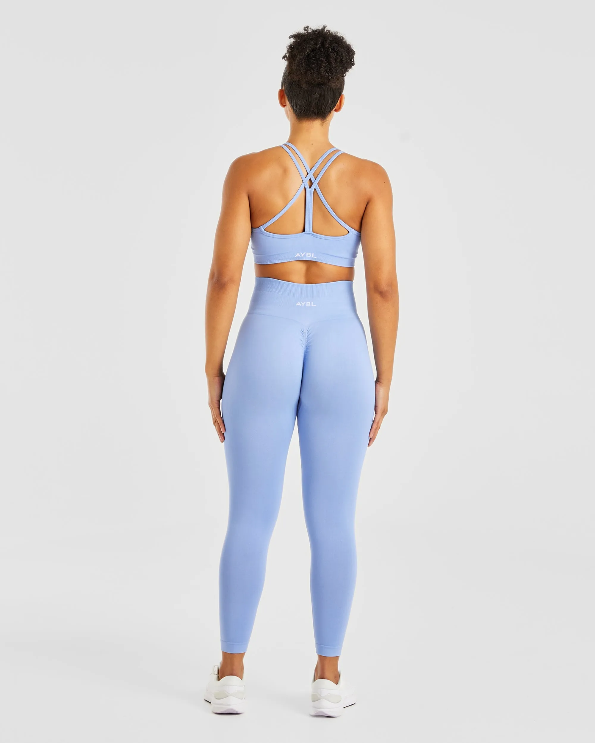 Power Seamless Sports Bra - Blue