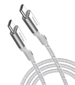 PowerFlex USB-C to USB-C Cable Silver