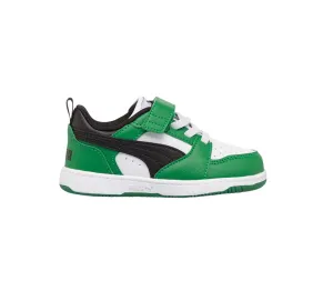 Puma scarpa Sneakers Rebound v6 Lo 397420-05 bianco-nero-verde