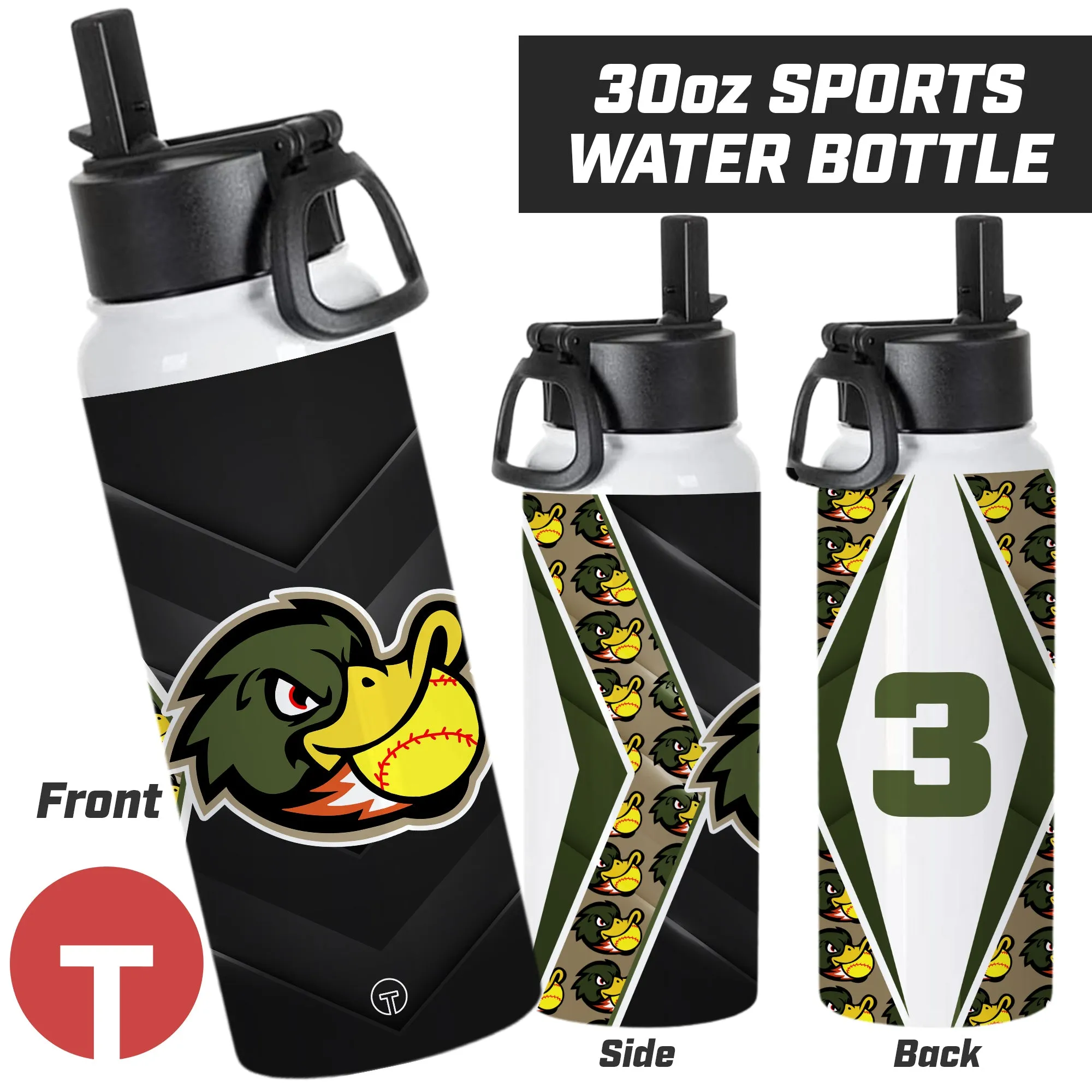 Quackers Softball - 30oz Sports Tumbler