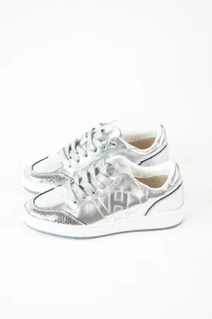 Quick 3 Cracked Washed Sneaker, Silver | Vintage Havana