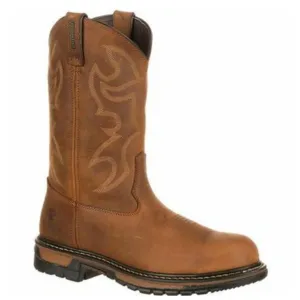 ROCKY MEN'S ORIGINAL RIDE BRANSON STEEL TOE WATERPROOF WESTERN BOOT- FQ0002809