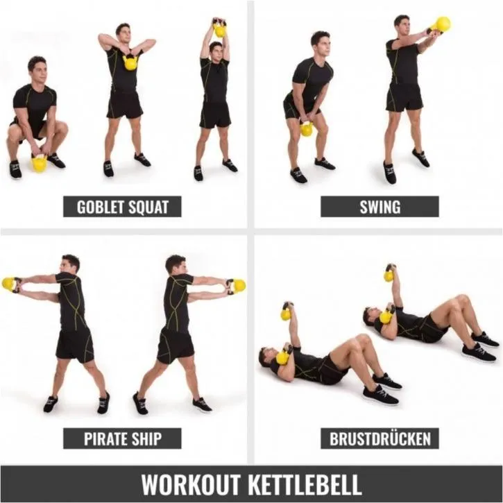 Rubber Coated Kettlebell 18KG