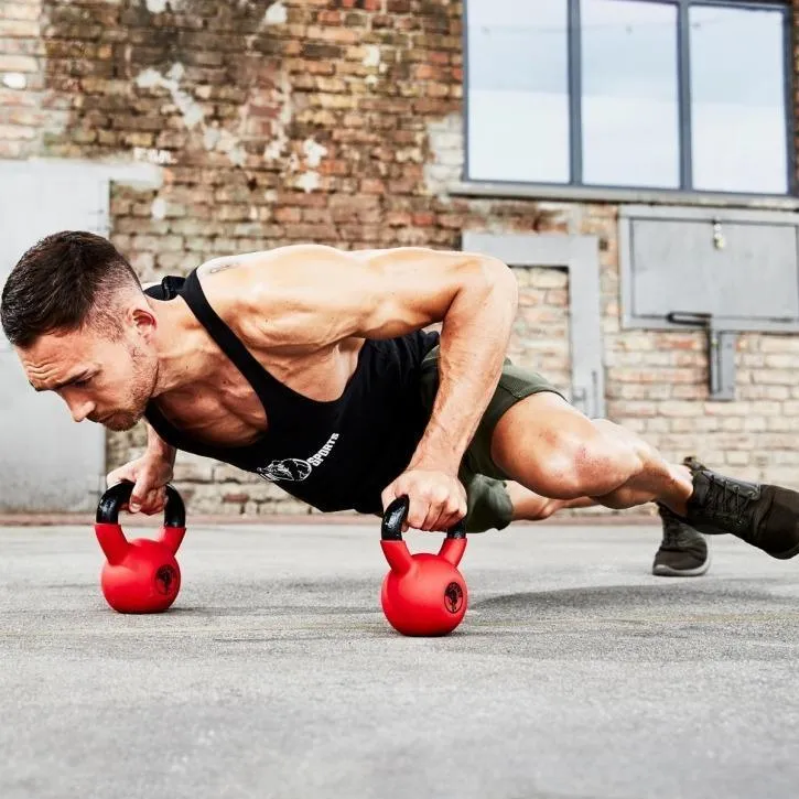 Rubber Coated Kettlebell 18KG