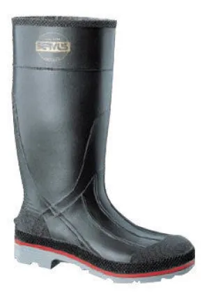 Servus By Honeywell Size 10 XTP Black 15" PVC Knee Boots With TDT Dual Compound Red And Gray Outsole And Removable Insole