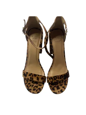 Shoes Heels Block By A New Day In Animal Print, Size: 8.5