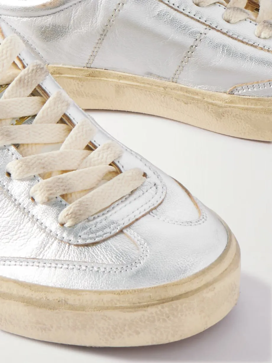 Silver Laminated Soul Star Sneaker