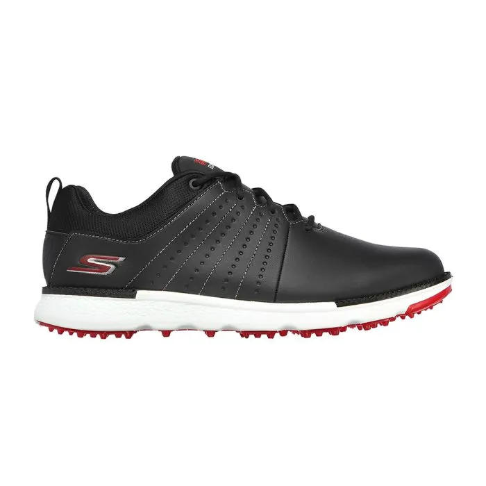 Skechers Men's Elite Tour SL MD Spikeless Golf Shoes - Black/Red