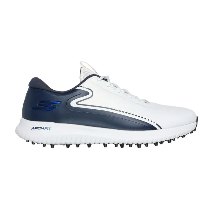 Skechers Men's Max 3 MD Spikeless Golf Shoes - White/Navy