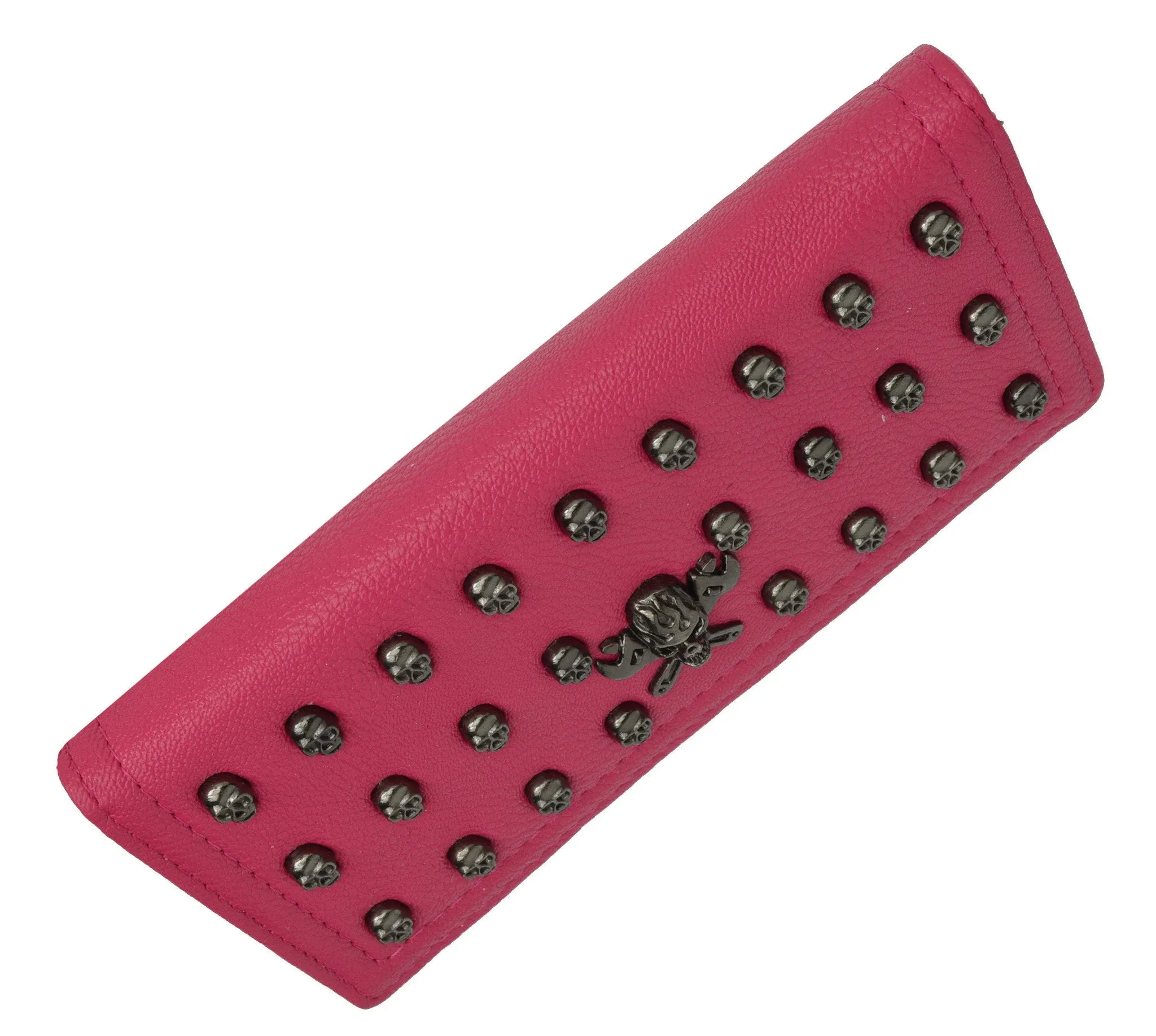 Skull Design Clutch Wallet For Ladies 137 01