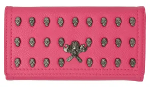 Skull Design Clutch Wallet For Ladies 137 01