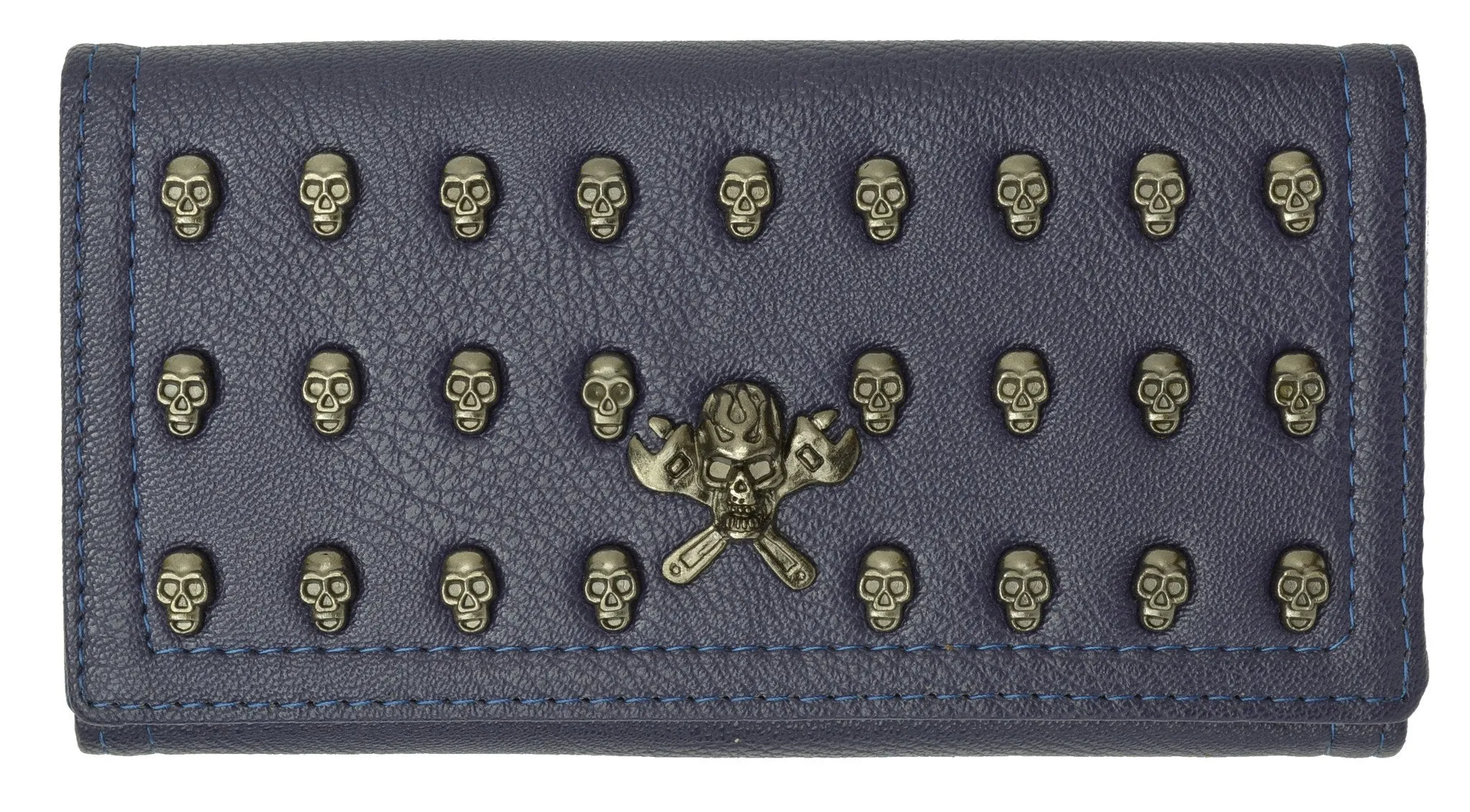 Skull Design Clutch Wallet For Ladies 137 01