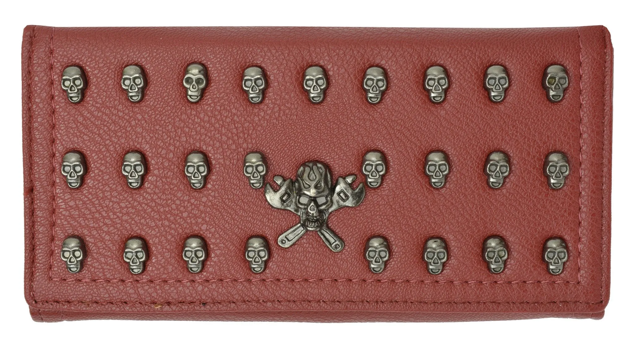 Skull Design Clutch Wallet For Ladies 137 01