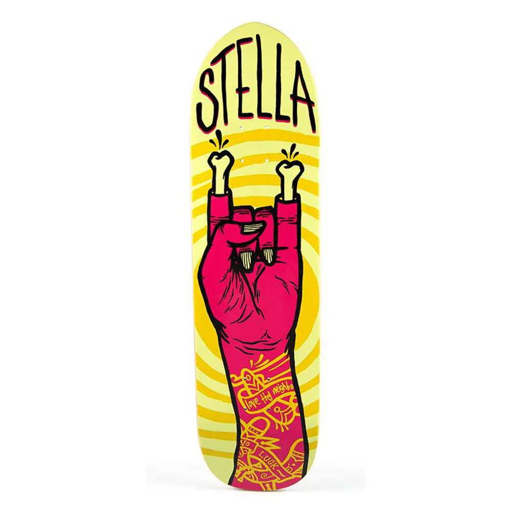 Stella Bottle Opener Hell Horns 32" Longboard Deck