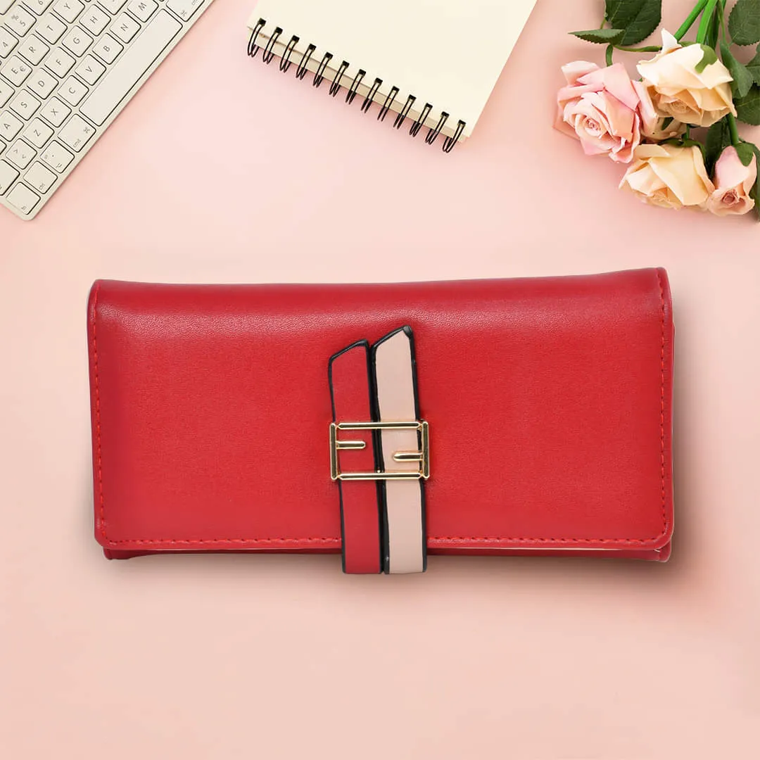 Stylish Ladies Clutch HandBag with Detachable Buckle