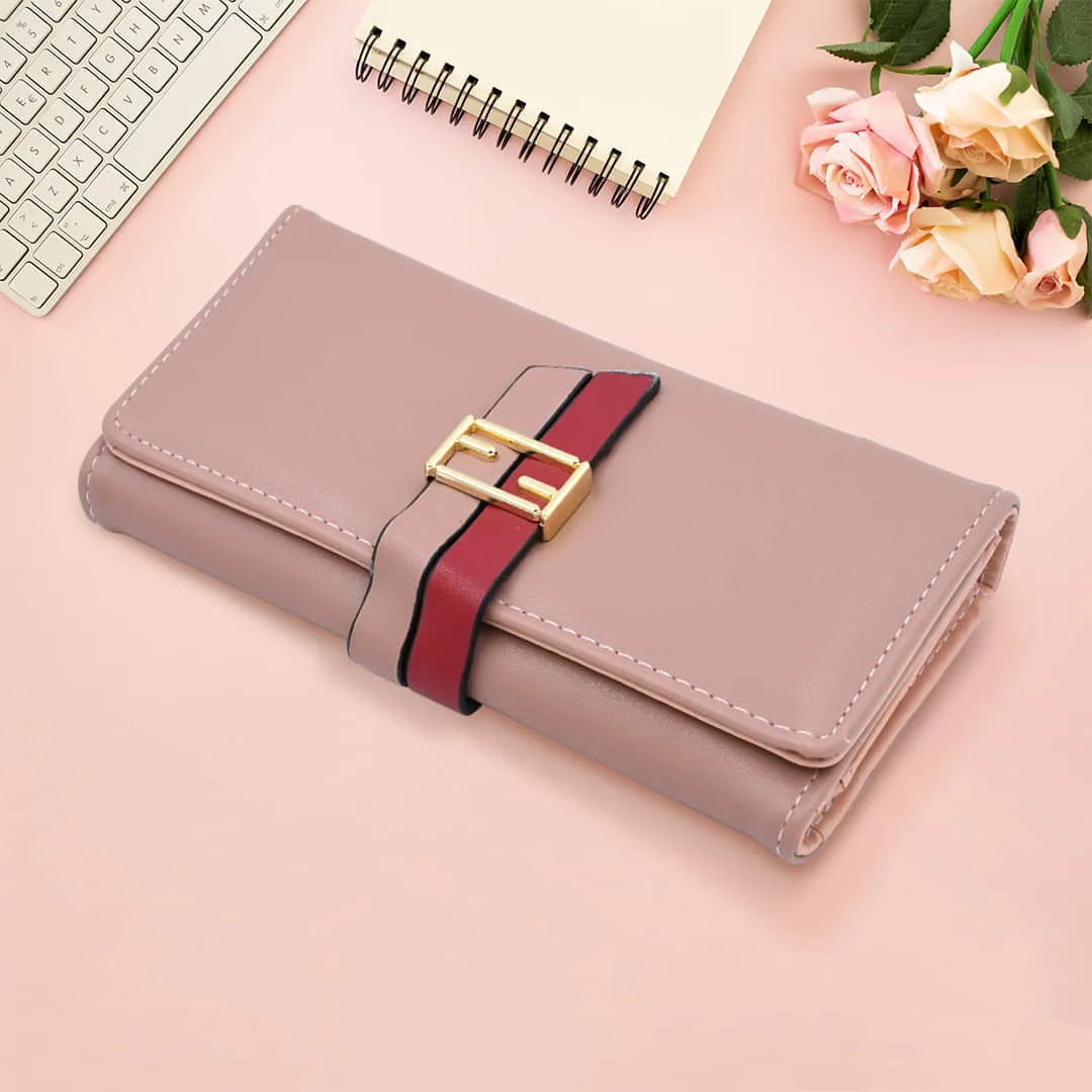 Stylish Ladies Clutch HandBag with Detachable Buckle