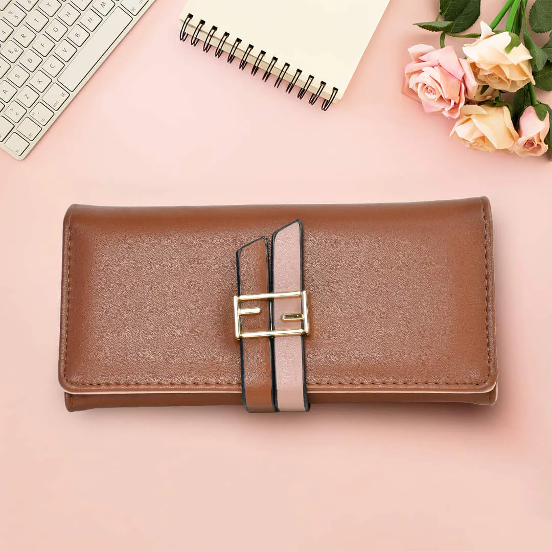 Stylish Ladies Clutch HandBag with Detachable Buckle