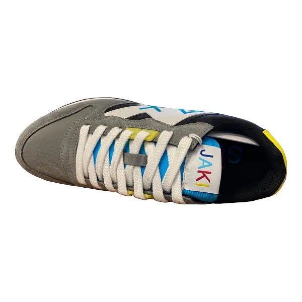 Sun68 sneakers da uomo Jaki Party Multicolors Z32116 3411 grigio medio-nero