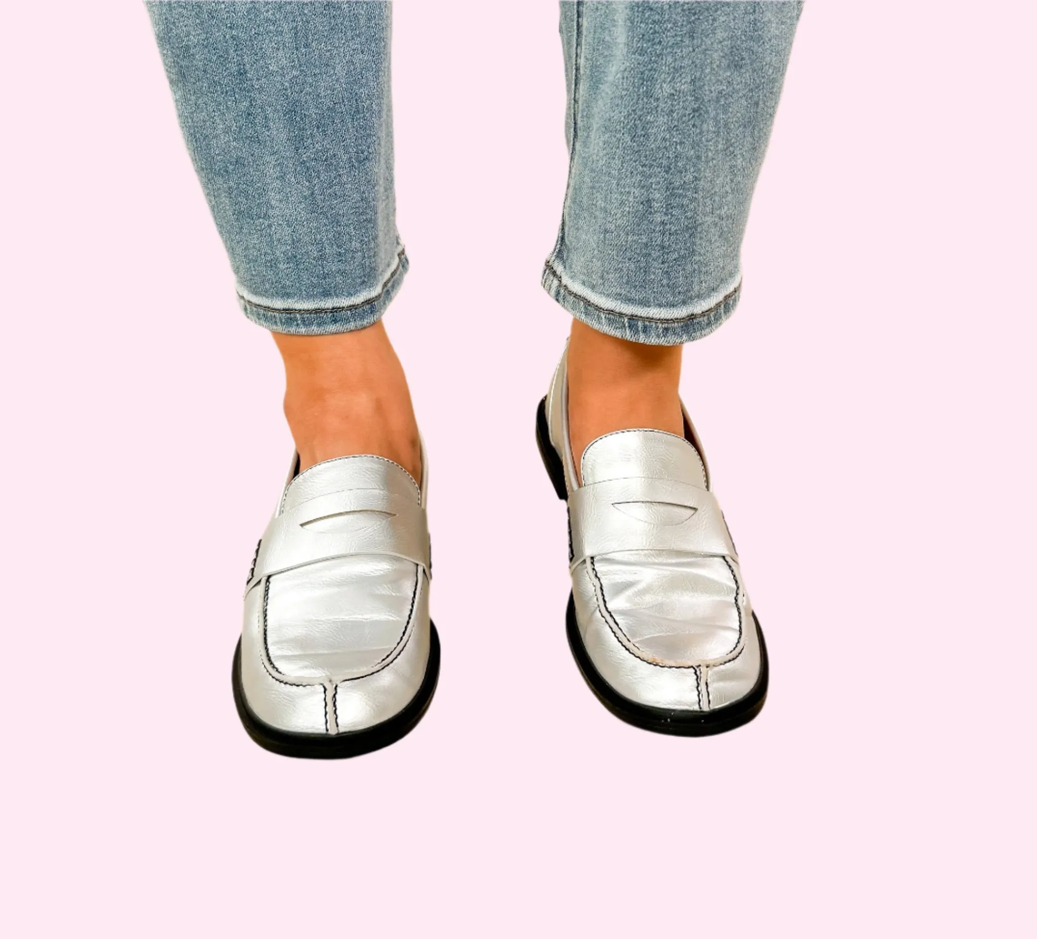 Temple Silver Loafer - FINAL SALE