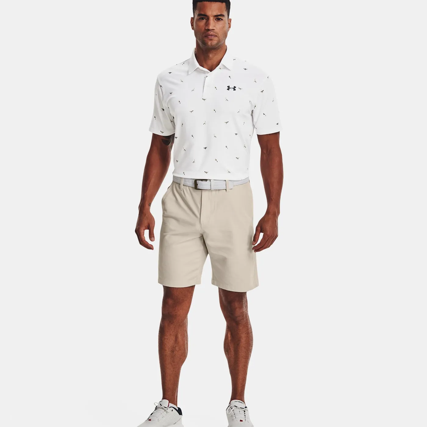 Under Armour Drive Golf Shorts - Summit White