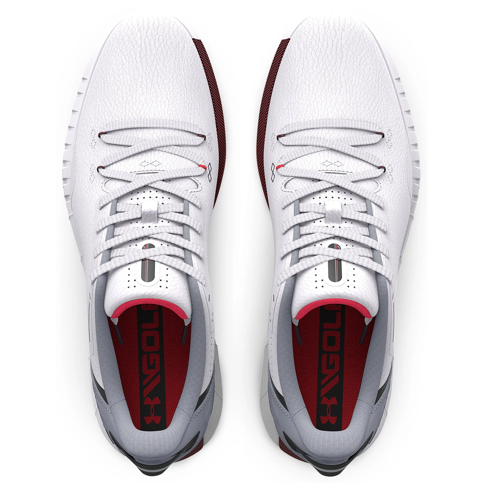 Under Armour HOVR Drive Spikeless White Mens Golf Shoes