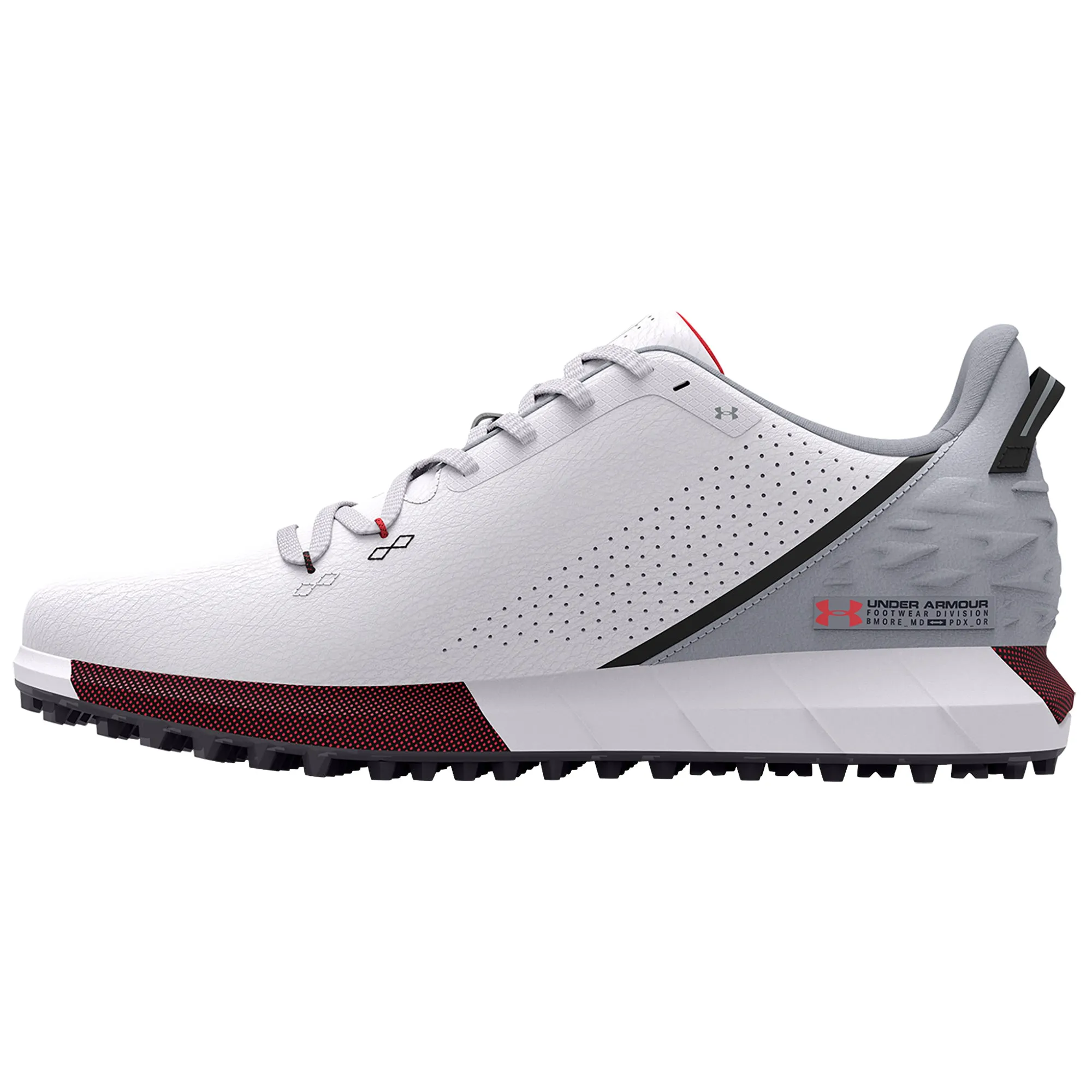 Under Armour HOVR Drive Spikeless White Mens Golf Shoes