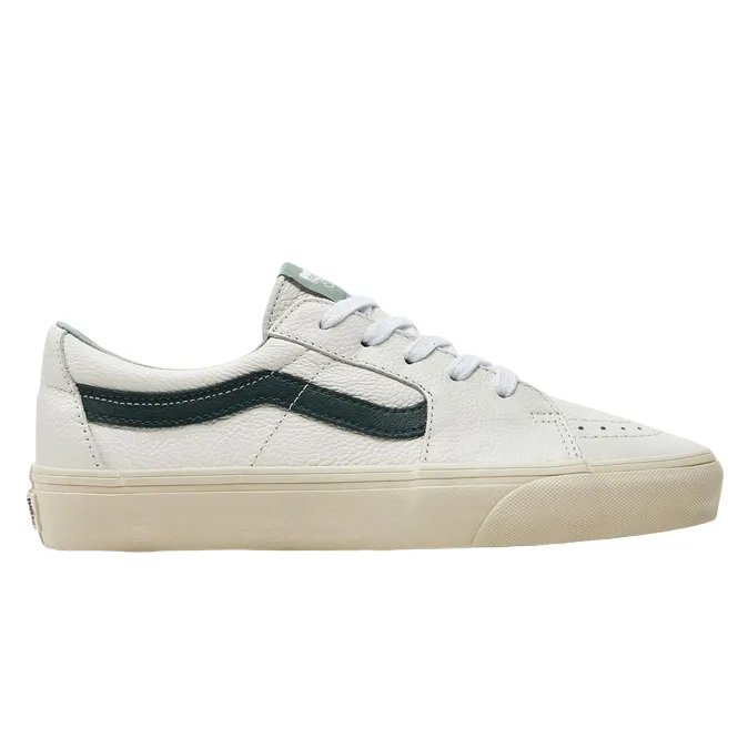 Vans scarpa sneakers in pelle da adulto Sk8-Low Premium VN000BVX2LN1 bianco-verde