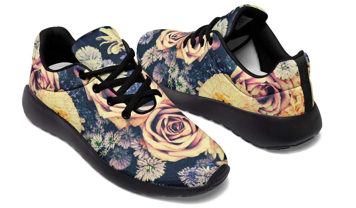 Vintage Flowers Classic Sneakers